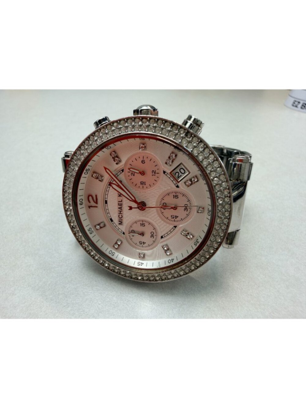 Michael Kors MK5353 Womens Silver Stainless Steel Analog Dial Wrist Watch Works - Picture 7 of 10